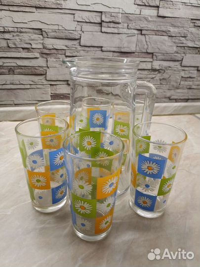 Набор кувшин и стаканы