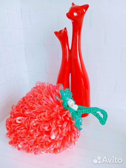 Мочалка Клубника