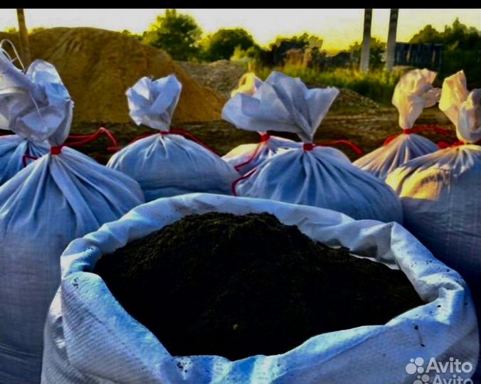 Чернозем в мешках