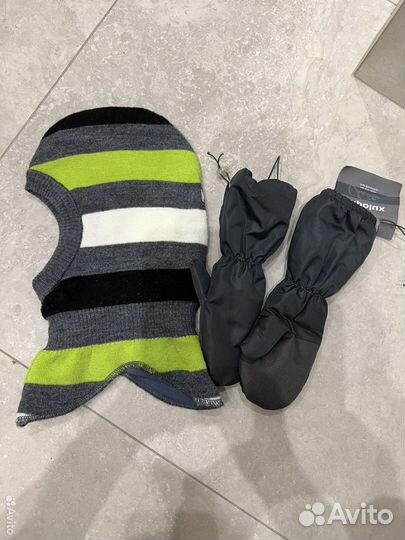 Lassie. Новый демисезонный набор шапка + краги