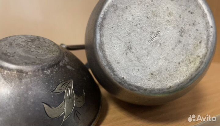 Кофейный набор мельхиор СССР