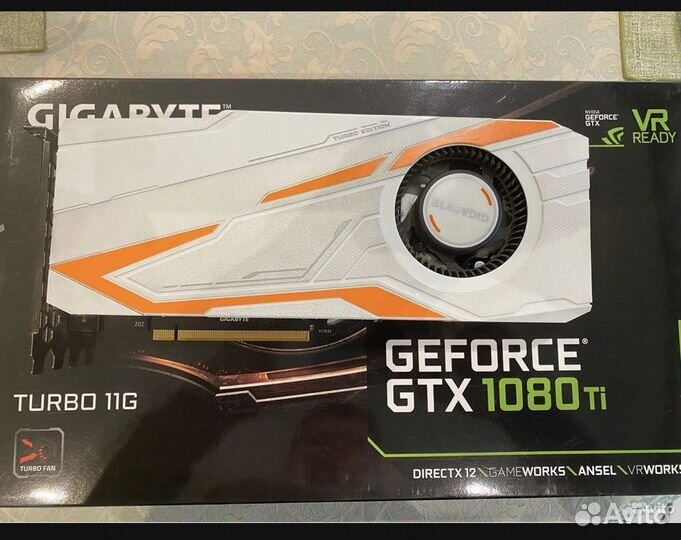 Видеокарта Gigabyte GTX 1080 Ti turbo