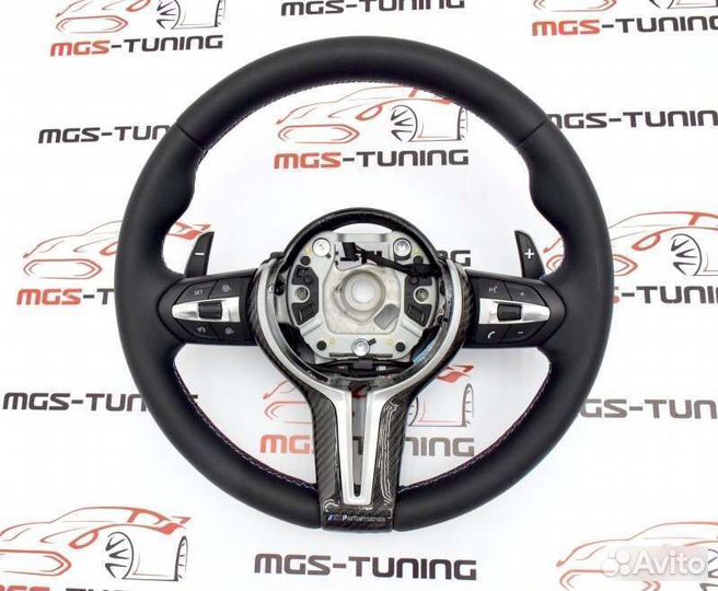 Руль в стиле M5 карбон BMW 5 серия F10 F07 GT ф10