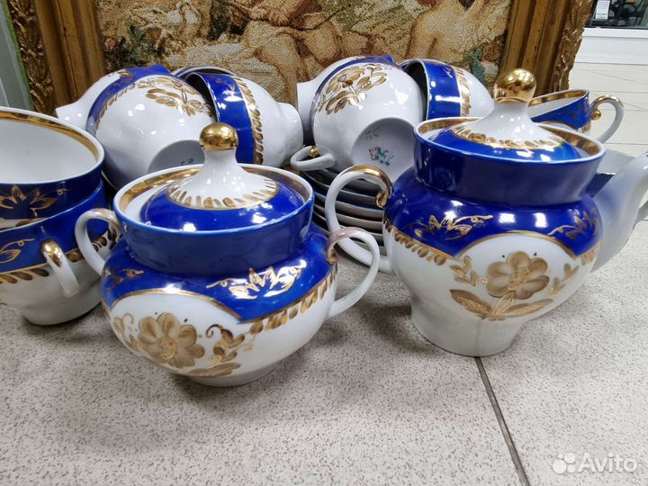 Чайный сервиз. Барановка. СССР. На 12 персон