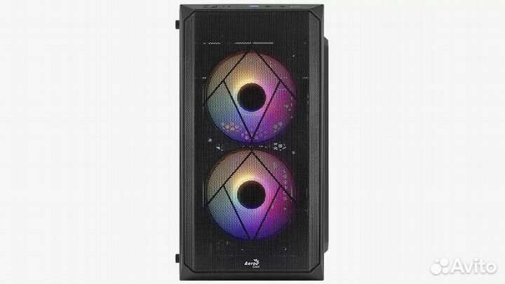 Корпус компьютерный AeroCool 3 RGB вентилятора