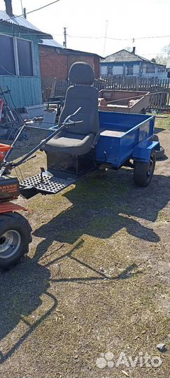 Телега для мотоблока изготовление