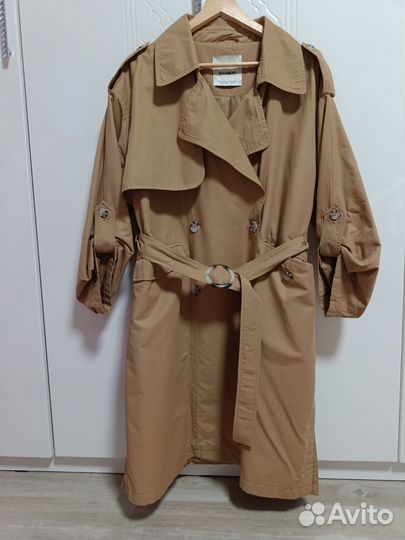 Тренч женский pull&bear оверсайз 48-50-52