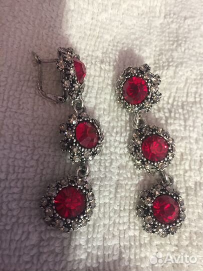 Комплект серьги и браслет