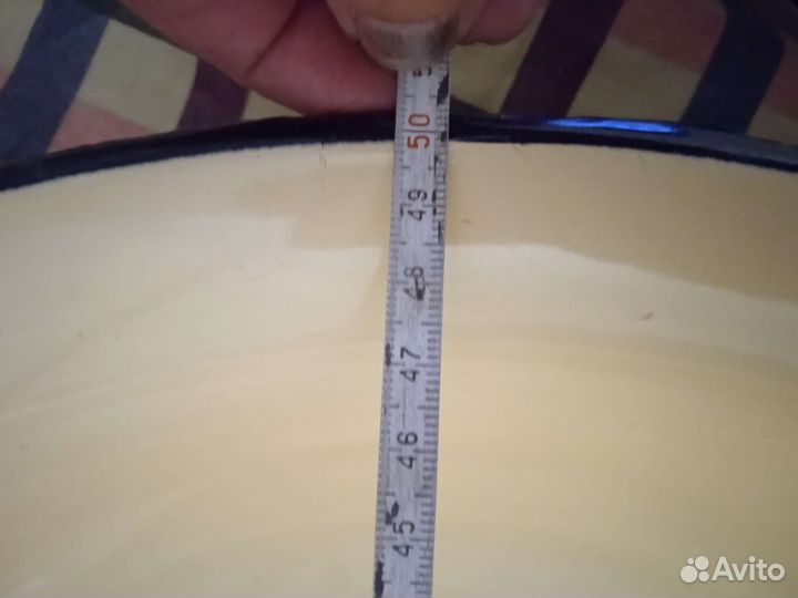 Эмалированный таз