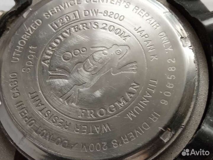 Часы cаsio G-shock frogman Titanium