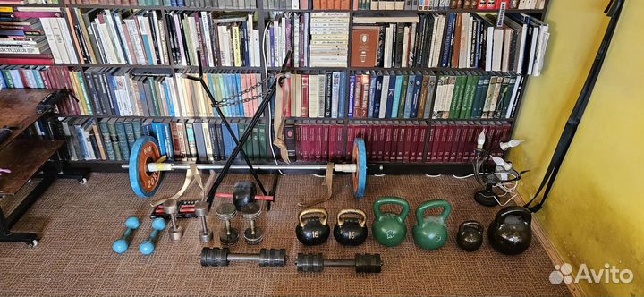 Гантели гири штанга как новые
