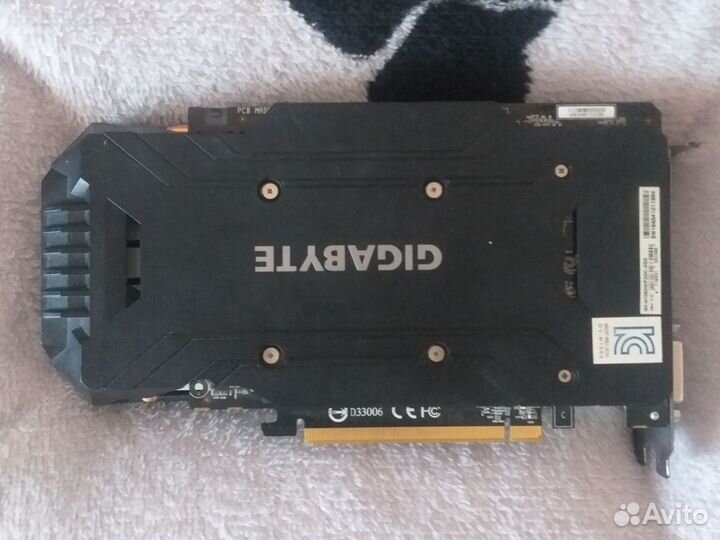 Видеокарта gigabyte GTX 1060 3GB