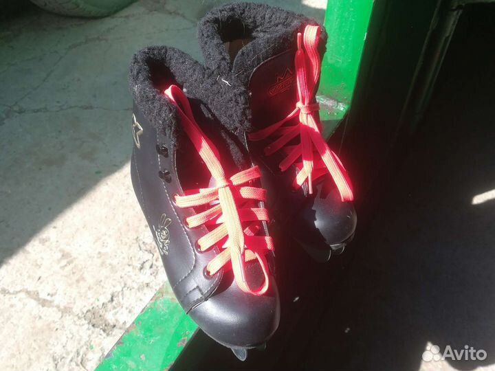 Коньки детские двойное лезвие