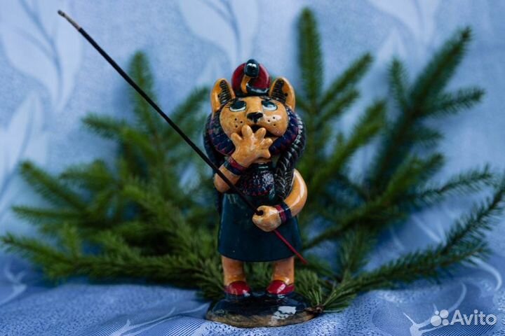 Керамическая фигурка маленькой Бастет