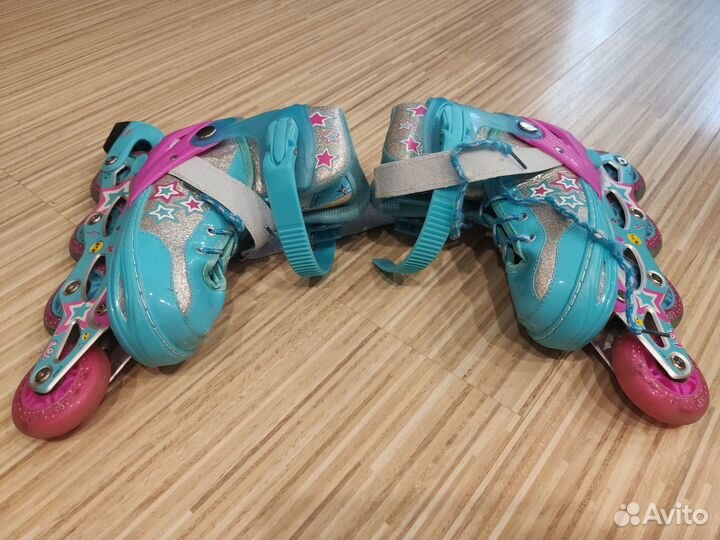 Коньки роликовые детские для девочек