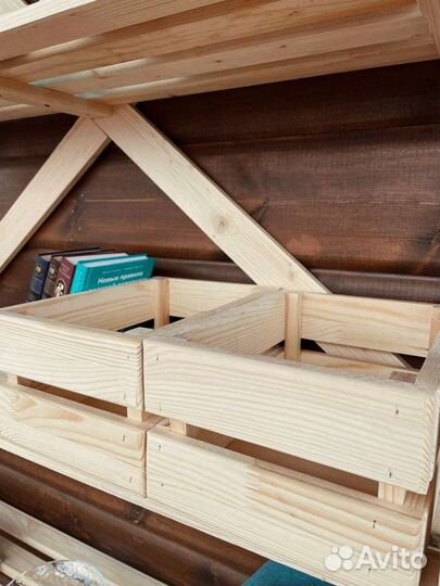 Ящик деревянный подарочный