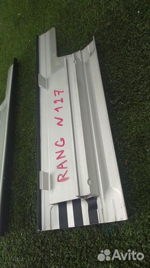 Накладки на порог салона пара Land Rover Range