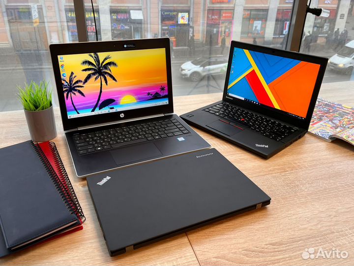 Лёгкий ноутбук Lenovo IPS + i5 + SSD