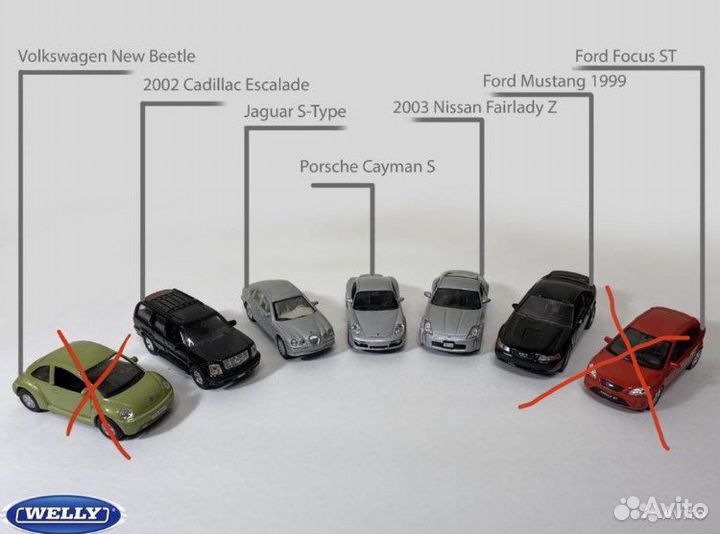 Модели машинок