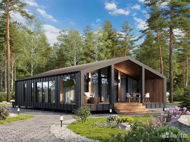 Каркасные дома в современном стиле