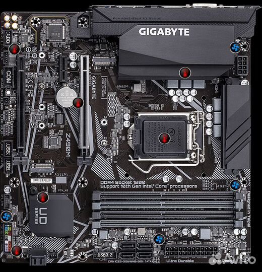 Материнская плата Gigabyte Z490M Soc-1200