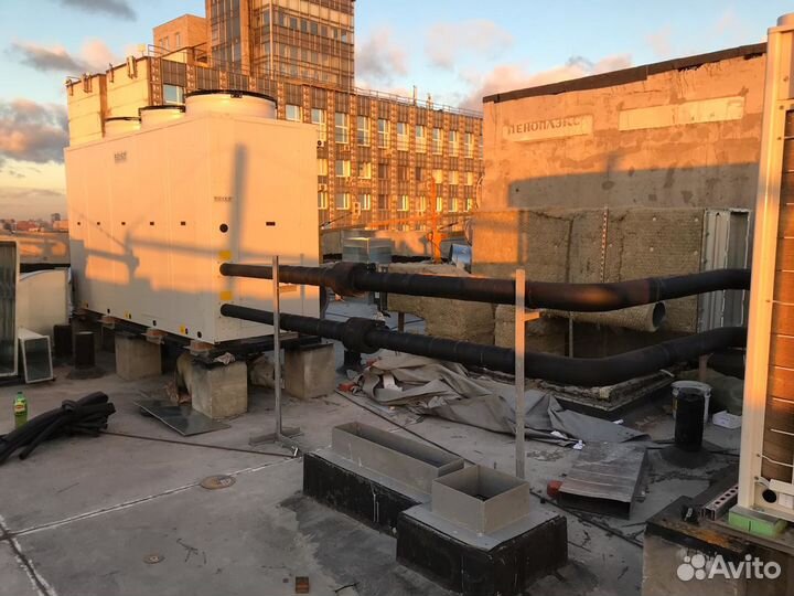 Монтаж ккб, чиллеров, VRV, VRF(врв,врф) -систем