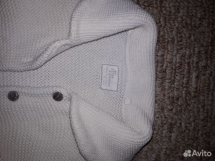 Кофточки х/б от 6 до 18мес