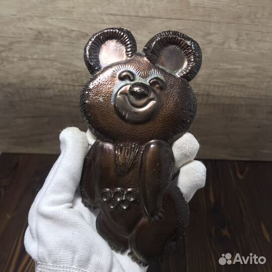 Советский Барельеф Олимпийский Мишка Фигура СССР