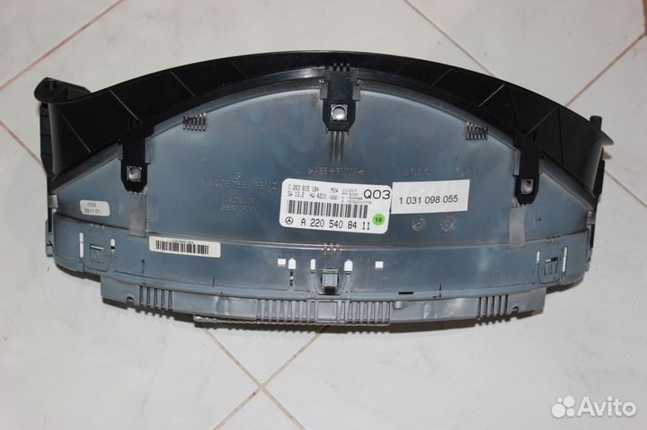 Мерседес220 s220 w220 wdb220 щиток приборов