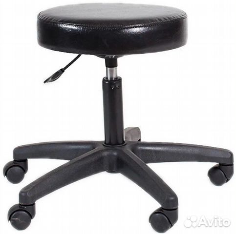 Стул таблетка черный