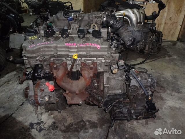 Двс+кпп nissan QG18DE 229745B