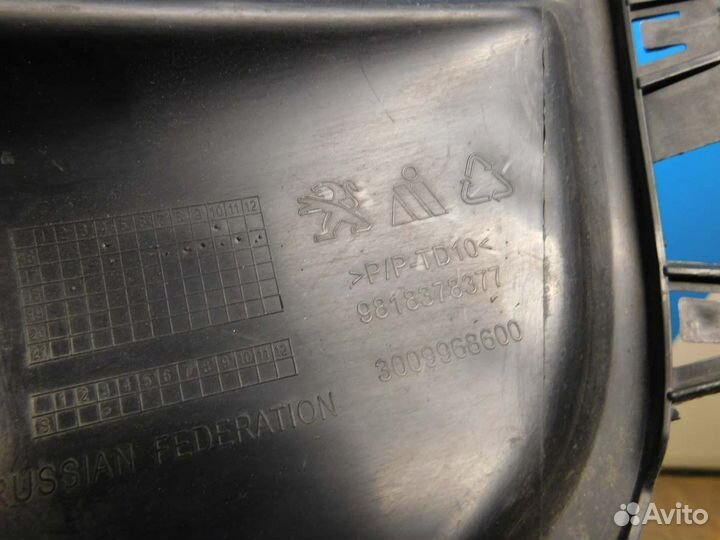 Накладка птф правая Peugeot 408 17- 1618394080
