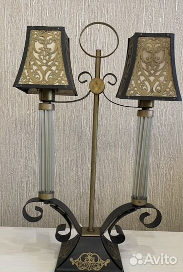 Настольная лампа светильник канделябр дуэт СССР
