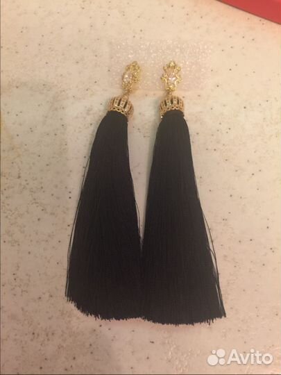 Серьги-кисти