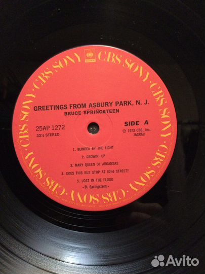 Bruce Springsteen/Greetings From.1984,Japan