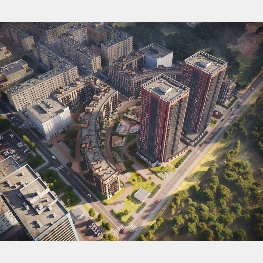 Квартира-студия, 30,1 м², 6/7 эт.