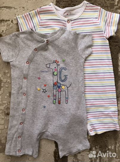 Боди песочник 80 размер mothercare