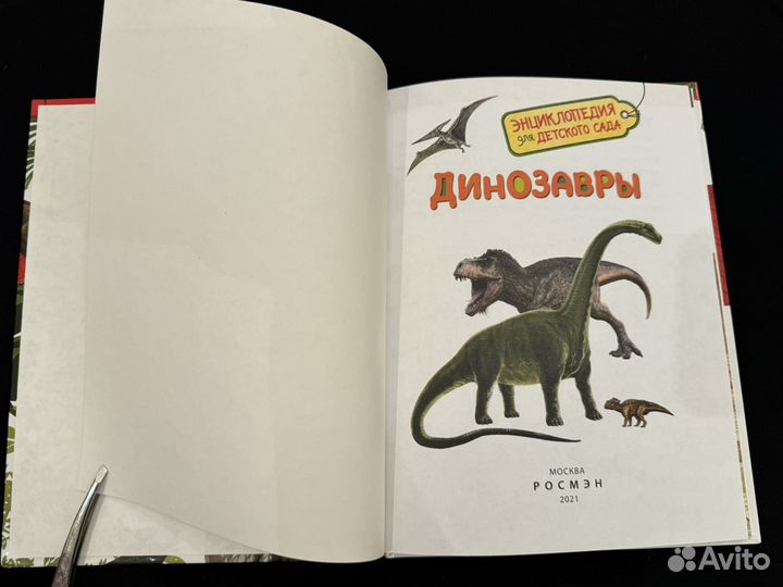 Энциклопедия для детского сада серия Динозавры
