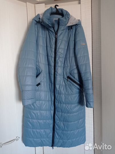 Куртка демесезонная до колена 46 размер