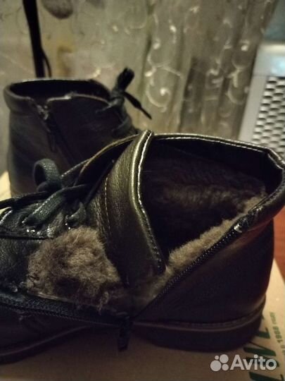 Ботинки женские 37 размер натуральная кожа