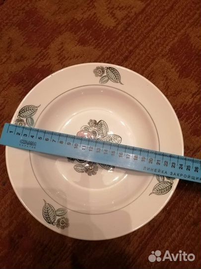 Тарелки глубокие диам 24см