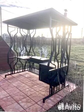 Мангал С крышей