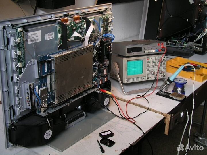 Ремонт телевизоров компьютеров ноутбуков