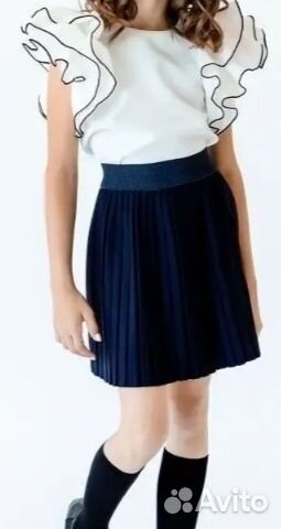 Блузка школьная нарядная 152 р