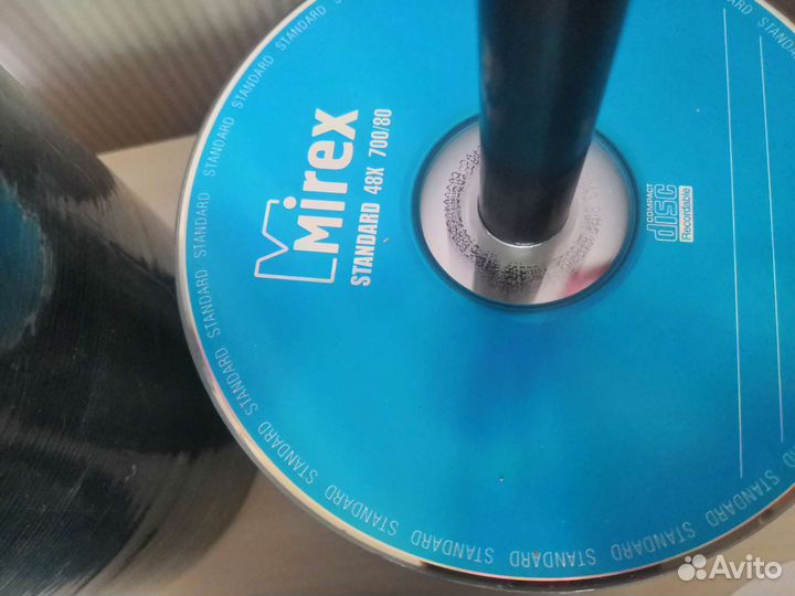 Новые Cd диски mirex 700/80, 201 шт