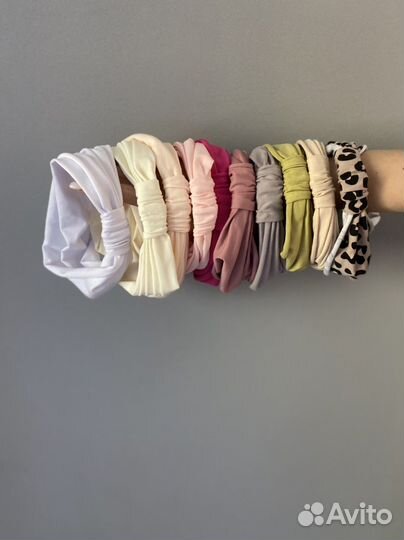 Косынка на девочку (повязка-косынка 2в1)