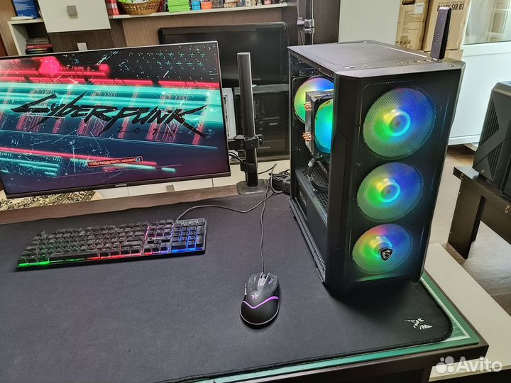 Игровой топ комп RTX 4060 Ti+ Intel I5 12400 F