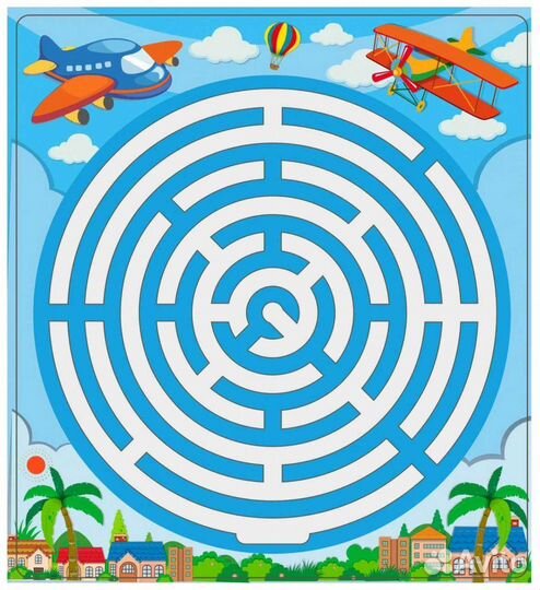 Лабиринт с шариком В облаках IG0194