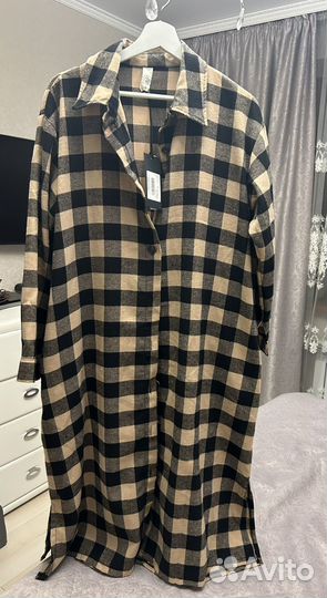 Платье рубашка.Новое с биркой оверсайз