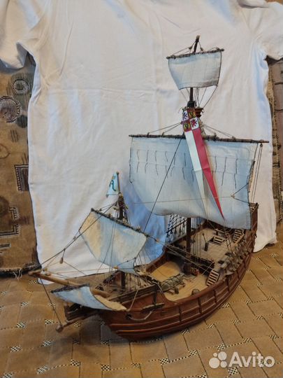 Сборная модель корабля из дерева